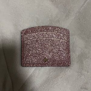 NWOT Kate Spade Glitter Cardholder